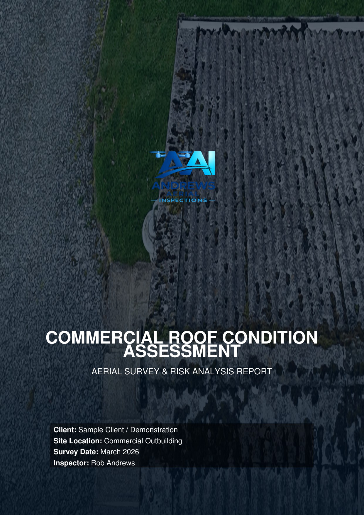 Andrews Aerial Inspections Sample Report Cover